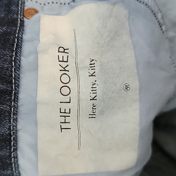 MOTHER Women's Jeans Here Kitty Kitty Raw Hem Skinny Low Rise Size 30 - Picture 8 of 13